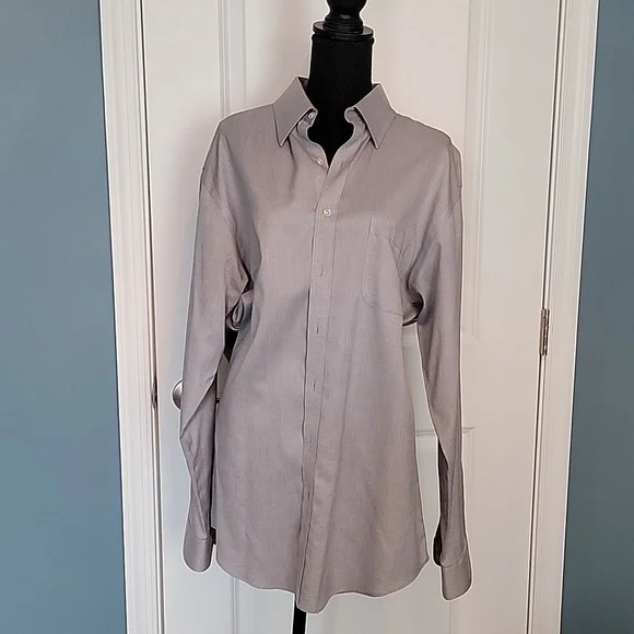 Tasso Elba Shirts | Men's Tasso Elba Dress Shirt | Color: Gray | Size: 17 | Brucee17's Closet Tasso Elba Shirts | Men's Tasso Elba Dress Shirt | Color: Gray | Size: 17 | Brucee17's Closet